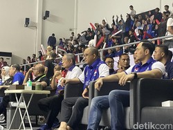 Tiba di Sentul, Anies-SBY-AHY Nobar Liga Voli Indonesia Vs Vietnam