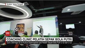 VIDEO: Coaching Clinic Pelatih Sepak Bola Putri
