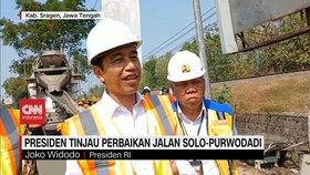 VIDEO: Presiden Tinjau Perbaikan Jalan Solo Purwodadi