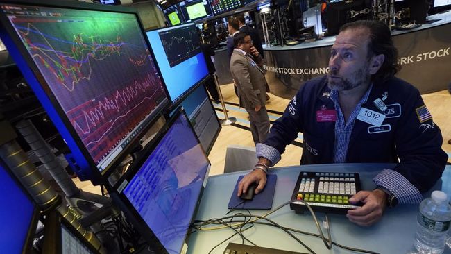 3 Hari Tumbang, Wall Street Dibuka 'Berdarah-darah'