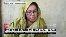 VIDEO: Kesaksian Korban Selamat Kapal Karam