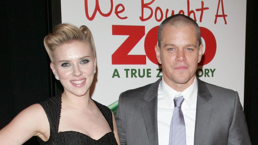 NEW YORK, NY - DECEMBER 12:  Actors Scarlett Johansson and Matt Damon  attend the 