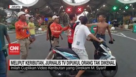 VIDEO: Meliput Keributan, Jurnalis Tv Dipukul Orang Tak Dikenal