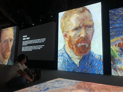 7 Potret Pameran Van Gogh Alive Jakarta, Tampilkan Lukisan Legendaris Starry Night