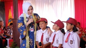Bupati Klaten Sri Mulyani Resmikan Taman Kuliner Griya Sari Buana