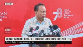 VIDEO: Menkominfo Lapor ke Jokowi Progres Proyek BTS