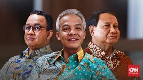 Survei LSI: Elektabilitas Ganjar dan Prabowo Naik, Anies Turun