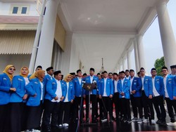 PMII Bertemu Jokowi di Istana, Sampaikan Komitmen Tak Sebar Hoax di Pilpres