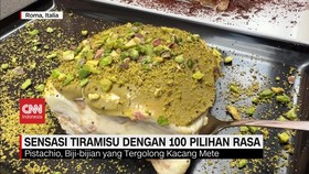 VIDEO: Sensasi Tiramisu dengan 100 Pilihan Rasa di Roma Italia