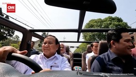 VIDEO: Momen Prabowo Sopiri Jokowi Dan Erick Di Malang