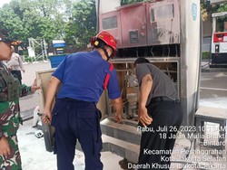 Pertamina Jelaskan Insiden Dispenser SPBU di Pesanggrahan Jaksel Terbakar