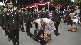 FOTO: Jokowi Lantik 833  Lulusan Akmil dan Akpol 2023