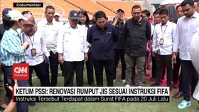 VIDEO: Ketum PSSI: Renovasi Rumput JIS Seusai Instruksi FIFA