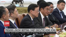 VIDEO: Presiden Jokowi Bertemu Chief Executive Hong Kong