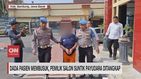 VIDEO: Dada Pasien Membusuk, Pemilik Salon Suntik Payudara Ditangkap