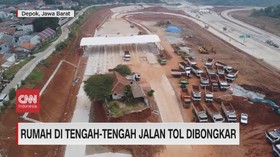 VIDEO: Rumah di Tengah-Tengah Jalan Tol Dibongkar