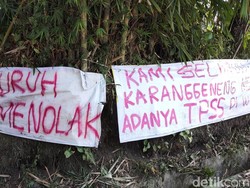 Tolak TPS di Cangkringan, Warga Karanggeneng Pasang Spanduk Protes