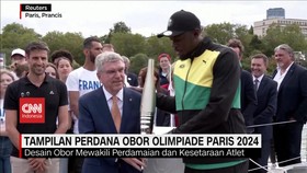 VIDEO: Tampilan Perdana Obor Olimpiade Paris 2024