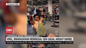 VIDEO: Viral, Binaragawan Meninggal Usai Gagal Angkat Barbel