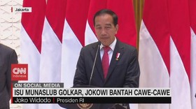 VIDEO: Isu Munaslub Golkar, Jokowi Bantah Cawe-Cawe
