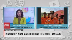 VIDEO: Evakuasi Penambang Terjebak di Sumur Tambang