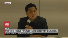 VIDEO: Erick Thohir Tanggapi Tuntutan Keluarga Korban Kanjuruhan