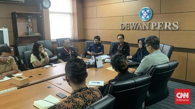 CNN Indonesia dan Kompas TV melaporkan intimidasi yang dialami para jurnalisnya saat meliput acara GMPG ke Dewan Pers, Kamis (27/7).