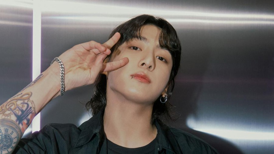 Jungkook BTS menghadiri acara perilisan koleksi capsule 'Jennie for Calvin Klein'