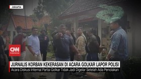 VIDEO: Jurnalis Korban Kekerasan di Acara Golkar Lapor Polisi