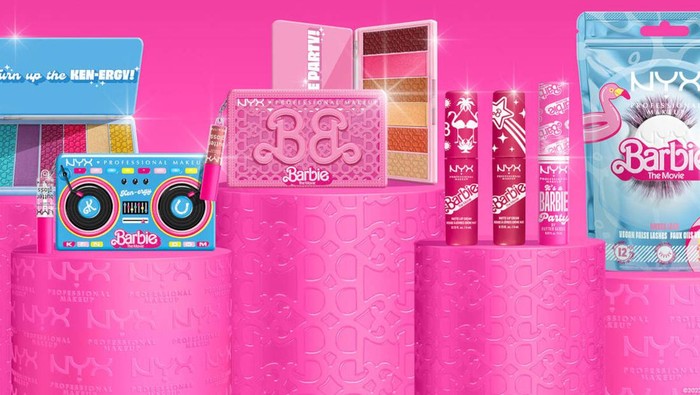 Serba Pink, Intip Koleksi Produk Makeup Terbaru Kolaborasi NYX Cosmetics X Barbie The Movie!