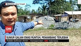 VIDEO: Sumur Galian Emas Runtuh, Penambang Terjebak