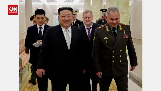 Kedatangan Menlu Rusia Shoigu ke Korea Utara untuk menghadiri perayaan 70 tahun Perang Korea.