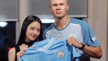 img-title Foto Jisoo BLACKPINK & Erling Haaland Viral, Likes Tembus Jutaan