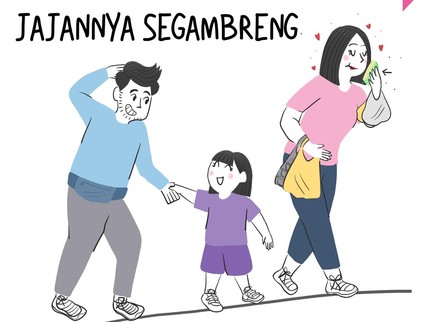 Lari Paginya 5 Menit, Jajannya Segambreng