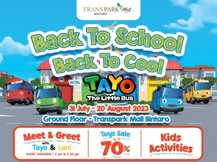 Si Kecil Fans Tayo? Yuk ke Meet & Greet dengan Tayo Si Bus Kecil di Transparkmall Bintaro