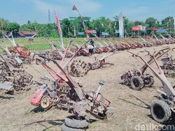Cukup Mengerikan, Ini Balap Traktor di Klaten