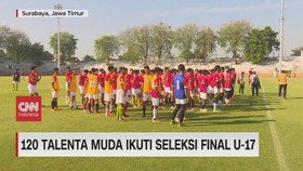 VIDEO: 120 Talenta Muda Ikuti Seleksi Final U-17