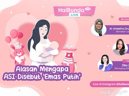 Live di Sini! Kata Pakar soal Pentingnya ASI, 'Emas Putih' untuk Bayi