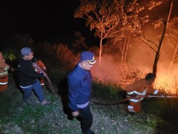Lahan di Bukit Merek Terbakar Selama 12 Jam, Polisi Selidiki