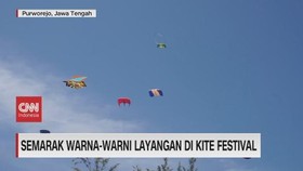 VIDEO: Semarak Warna-Warni Layangan di Kite Festival