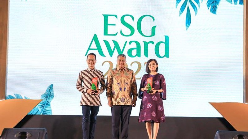 BRI berhasil meraih penghargaan Environmental, Social, and Corporate Governance (ESG) Award 2023 yang diselenggarakan oleh Yayasan KEHATI.