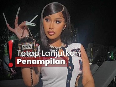 Tak Terima Disiram Air, Cardi B Balas Lempar Mikrofon ke Penonton