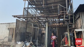 Pilu Korban Kebakaran Penjaringan, Susah MCK di Lokasi Pengungsian