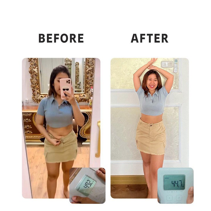<p>Dalam program diet yang dilakukan, Kiky berhasil memangkas bobot tubuh sebanyak 4,5 kilogram (kg) dalam waktu 14 hari. "Target turun 3kg dalam 14 hari, ternyata malah 4.5kg," katanya. (Foto: Instagram @kikysaputrii)<br /><br /><br /></p>