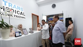 Chairul Tanjung Resmikan Klinik Pratama Trans Medikal