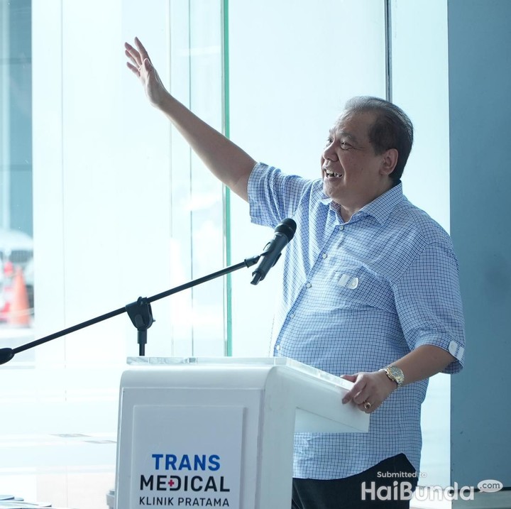 <p>Sementara itu, Chairul Tanjung, selaku pimpinan CT Corp mengungkap saat ini Klinik Trans Medical masih dalam fase 1. Namun, ia berharap ke depannya klinik ini akan memberikan pelayanan fase dua dengan dokter spesialis. (Foto: Tim HaiBunda/Atma)</p>