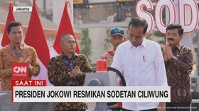 VIDEO: Presiden Jokowi Resmikan Sodetan Ciliwung
