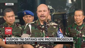 VIDEO: Puspom TNI Datangi KPK Protes Prosedur