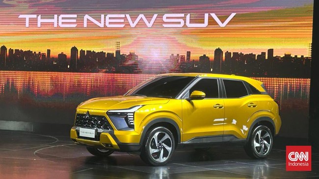 Mitsubishi Indonesia memperlihatkan eksterior model produksi SUV baru berbasis XFC Concept. 