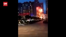 VIDEO: Detik-detik Serangan Drone Bombardir Moskow
